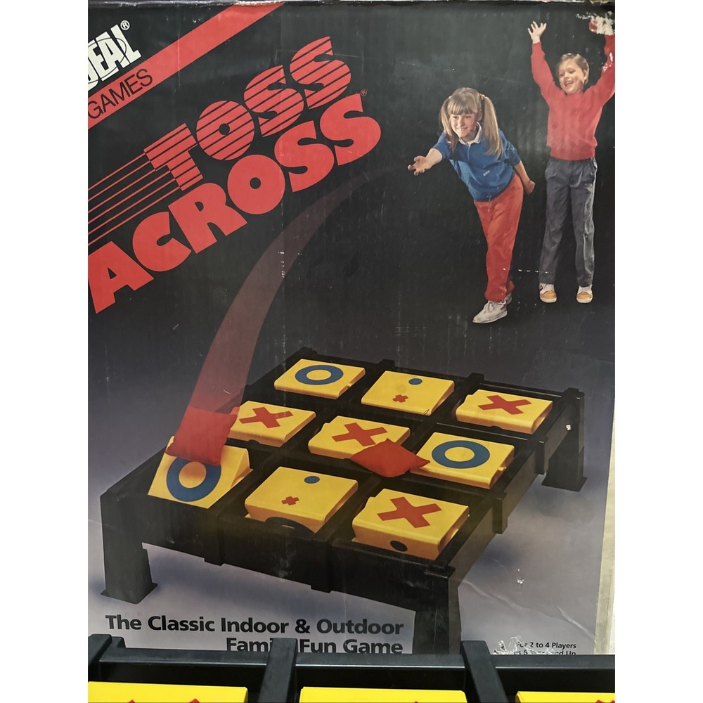 Vintage Ideal Toss Across Game Complete Set – Classic Indoor Outdoor Family Fun